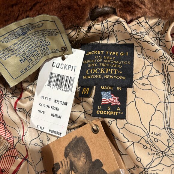 Cockpit USA Women's G-1 Jacket Medium NEW With Tags - Picture 11 of 13